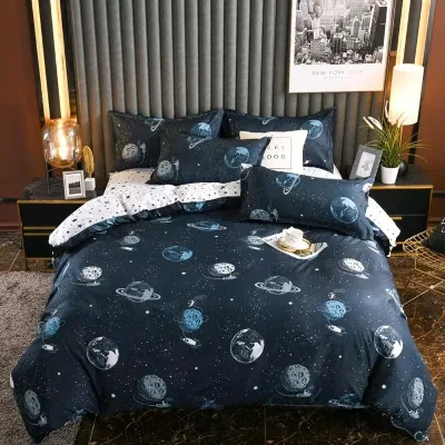 Multi-color Animal Print Organic Water Resistant Microfiber Comforter Set Four-piece