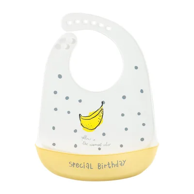Soft Silicon Bibs Food Grade Newborn Baby Bib Waterproof Easy Clean and Comfortable Cute Baby Bibs