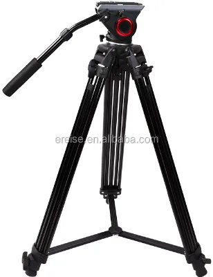 1.8M Professional Video Camera Tripod with Fluid Head