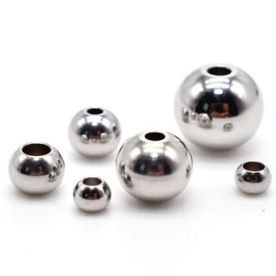 Unique Features Steel Ball With Thread Hole Solid Steel Ball Threaded Hole Through Hole Steel Ball Stainless Steel Beads