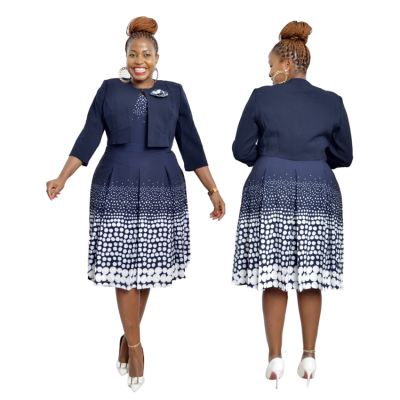 African Kenya Business Dress Suit Two-piece Women's Suits