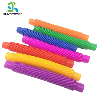 Hot One Pop Tube Sensory Toy Fine Motor Skills Pack of 8 Pop Tubes