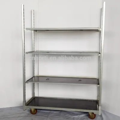 Garden Transport Cart for Flowers and Vegetables Greenhouse Gardening Tool Steel Adjustable CE Certified