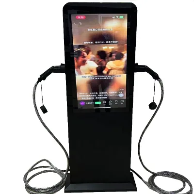 New 44KW Floor Mounted EV Charger with Type2 Connector Multi-Language Support IP65 Waterproof 2-Year Warranty AC App Control