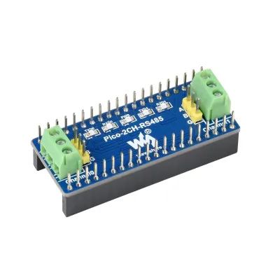 2-Channel RS485 Module for Raspberry Pi Pico, SP3485 Transceiver, UART to RS485