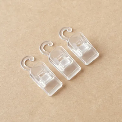 Wholesale A-type Hook Clips Transparent Plastic Clips Sock Clips Hanging Clips Accessory Clips Box Packaging 7-Day Sample Lead
