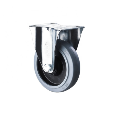 CASCOO 5 Inch Rigid Caster Low Noise 304 Stainless Steel Casters
