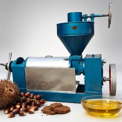Durable Palm Kernel Oil Extraction Machine of 70-80kg/h Output for Squeezing Palm Kernel to Get Crude Oil