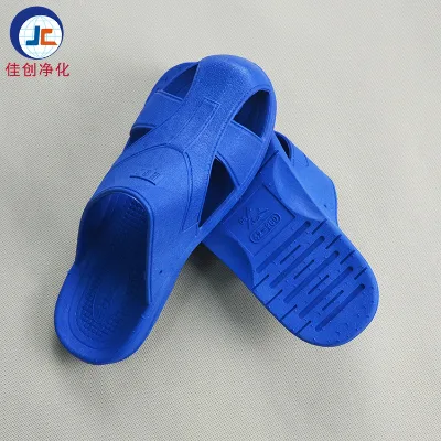 Durable Anti-Static Slippers Washable Sandals with SPU ESD Technology Cleanroom Safety Products