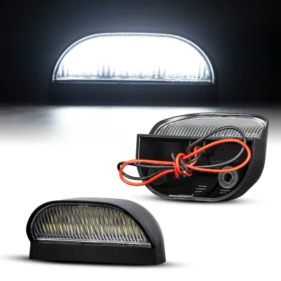 21smd LED Car License Number Plate Light for SUV Truck Trailer Van Tag Step Lamp White Bulbs Car Products License Plate Lights