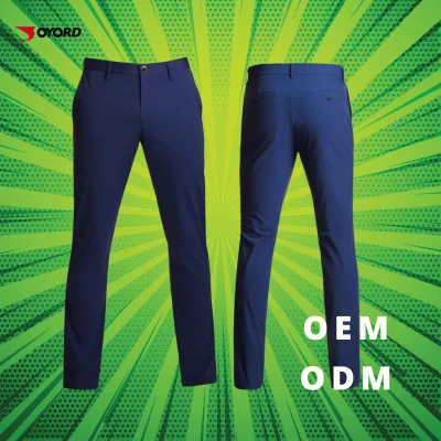 Unisex Custom Logo Polyester Joggers Anti-Wrinkle Fitness Golf Pants Casual Straight Style for Men and Women