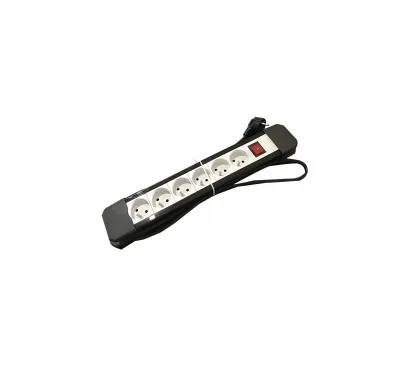 6 Sockets Fire-Resistance Shell Antifire Child Protection French Extension Cable Switch Socket CE Certified Full Copper