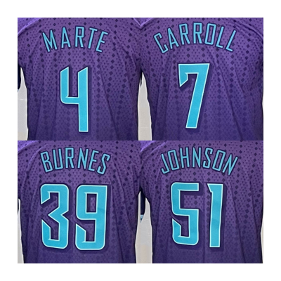 New Style Baseball Jerseys Adult Stitched #4 Marte #7 Carroll #39 Burnes #51 Johnson Baseball Shirts