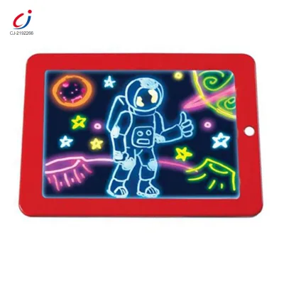 3D Magic Pen Painting Magic Led Light up Drawing Pad Writing Board Luminous Magic Light up Drawing Board for Kids