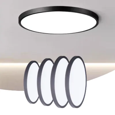 Round LED Ceiling Light IP44 Remote Control 3CCT Adjustable Full Spectrum CRI 98 Luxury Home Living Room
