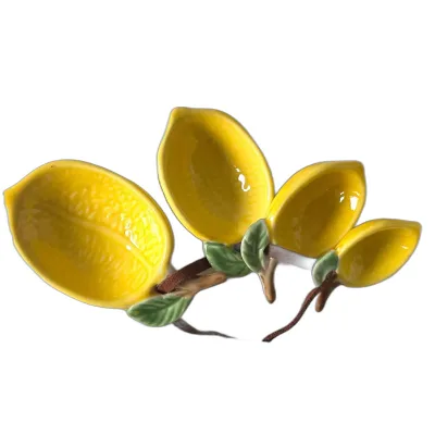 Ceramic Lemon Measuring Spoons Measuring Spoon Set