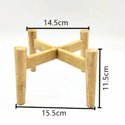 Modern wooden flower pot plant stand  for crafts and decoration