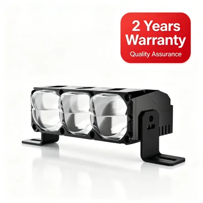 Super Bright GS1 Six Eye LED Spot Light 100W 6000K 30000Im 50000H Long LifeSpan Clear Beam for Car SpotLights Upgrape