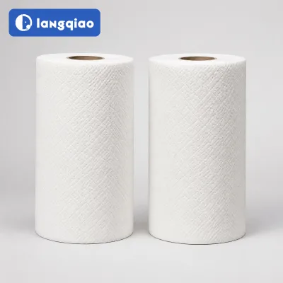 Langqiao TAD01 Shandong Kitchen Roll 2-Ply Virgin Wood Pulp Eco-Friendly Absorbent Food Grade Kitchen Roll
