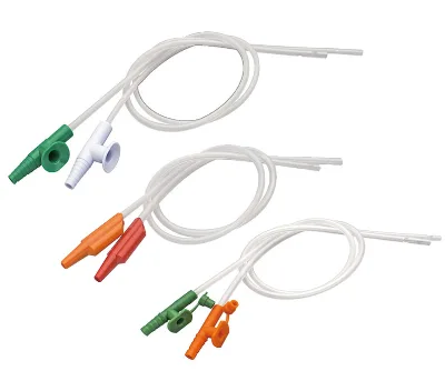 Suction Catheter with Different Type Connector Medical Grade PVC Disposable Suction Tube