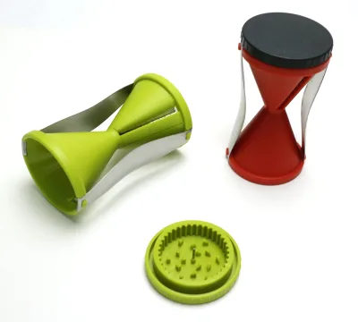 Hip-homeProducts Kitchen Gadgets Vegetable Slicer Cutter ABS Stainless Steel Metal Carrot Spiral Slicer Fruit & Vegetable Tools