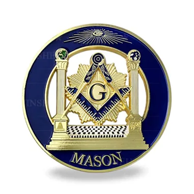 High End Soft Enamel Masonic Car Emblems Wholesale