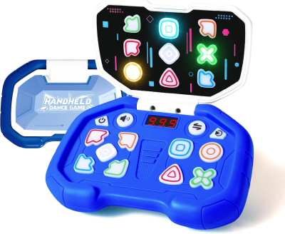 Fast Push Game 4 Modes LCD Screen Handheld Dance Game Machine Pop Game Controller Electric Popper for Kids