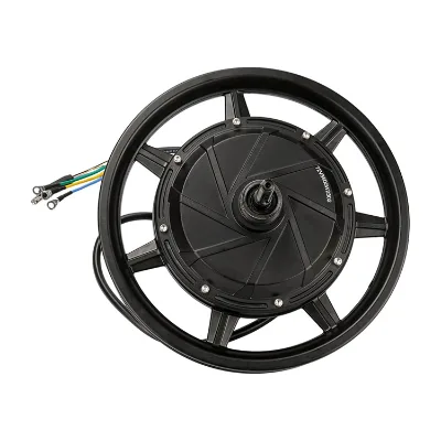 2000W 72V Enhanced 14-inch High-power Hub Motor Dual Output Shafts Brushless Motor Chauffeur-Driven Scooter Motor High Speed