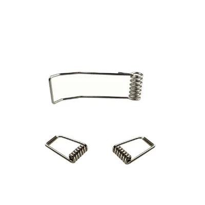 Custom Machined Heavy-Duty Spiral Double Helix Clamping Flat Hinge Coiled Twist Spring Style