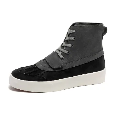New Fashion Trend Wholesale Customization High Hemp Thick Sole Anti Slip Breathable Rubber Outsole Casual Sports Shoes for Men