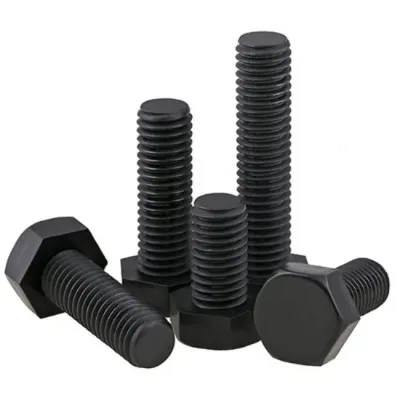 High-Strength GB Standard M14 Din933 Steel Hex Bolts & Nuts 8.8 Grade Zinc Plated or Plain Finish in 10mm 20mm or 25mm Lengths