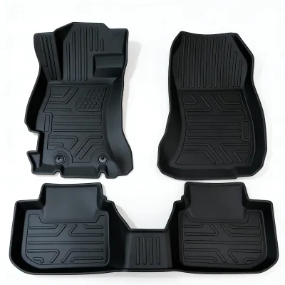 Wholesale Antislip Easy Clean TPE Custom logo Car Interior Mats Waterproof Car Floor Liner for Subaru Lmpreza 2012-2016