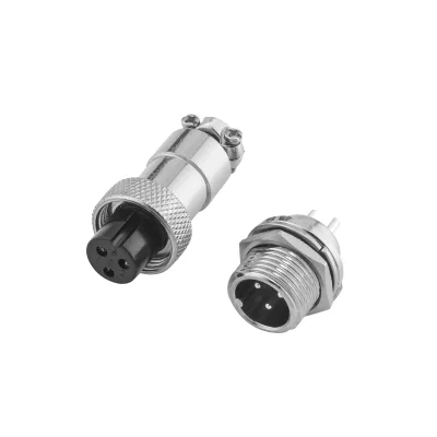 GX12 2-7pin Panel Back Mount Aviation Plug Socket Male to Female Connector Series High Quality Circular Connectors