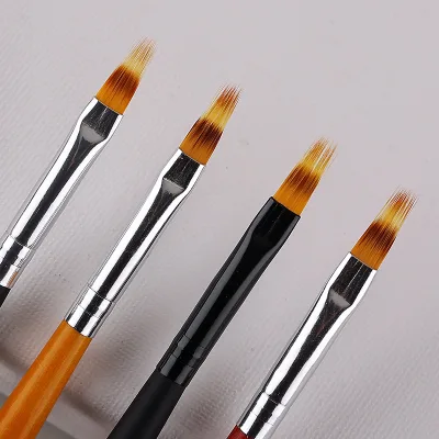 Nail Art Brush Lace Ombre Design Acrylic Nail Gradient Pen DIY UV Gel Painting Drawing Flowers Manicure Salon Tools