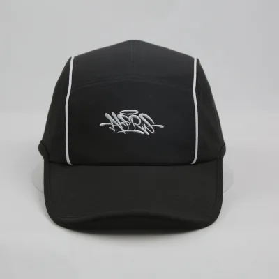 Factory OEM 4-Way Stretch 5 Panel Camp Cap Waterproof Lightweight Hat for Outdoor Adventure and Hiking