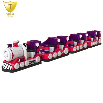 Mini Ride Trackless Battery Operated Train Sets for Kids Trackless Barrel Train Sale