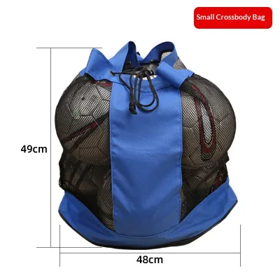 Large Thickened Mesh Soccer Ball Bag for Football Basketball Volleyball Bag Drawstring Storage