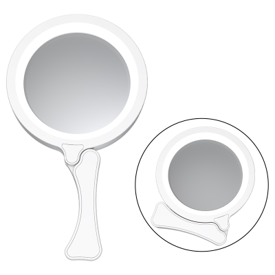 Magnifying Glass With Light 6x Handheld Large Magnifying Glass 12 LED Illuminated Lighted Magnifier for Seniors Reading