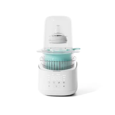 OEM & ODM Plastic 400W EU Plug Baby Feeding Bottle Warmer with Disinfection Function 1-Year Warranty for Home Use