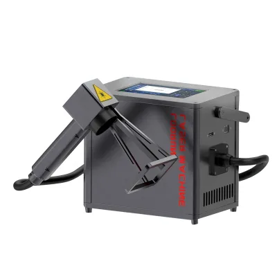 20W 30W 50W Mini Handheld Fiber Laser Engraver Marking Machine for Marking Metal Wood Plastic Functional
