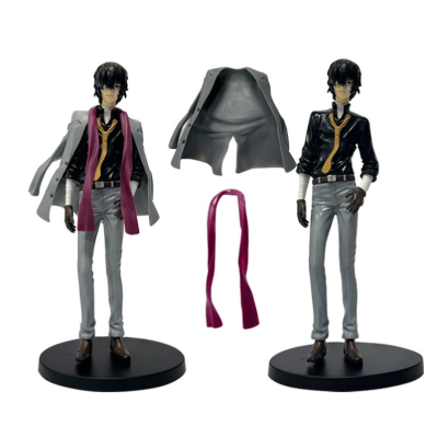 24CM Manga Figurine Statues Bungo Stray Dogs Dazai Osamu Standing Boys Cartoon Figura PVC Anime Figure Toys