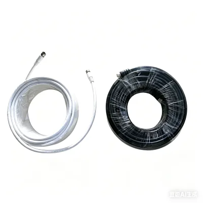 RG6 Quad Shield Riser Coaxial Cable TV Connector F Male Connector