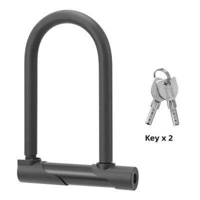 New Compact U-Lock Bicycle Anti-Theft Lock Hydraulic Cutter Resistant Mountain Road Bike Security Lock Cycling Equipment