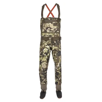 High Quality 3 Layer Camo Breathable Fishing Waders With Neoprene Socks