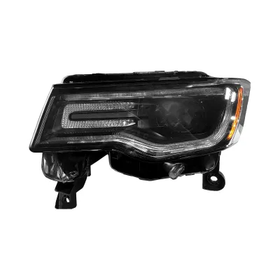 Bi-Xenon Headlamp Headlight for 2014 2015 2016 Jeep Grand Cherokee SRT Black Bezel W/o AFS Head Light CH2503287 55112916AF