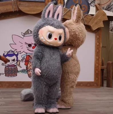 High Quality Custom Labubu Cartoon Mascot Costumes for Christmas & Halloween Events