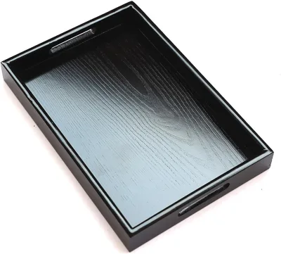 Rectangle Decorative Serving Tray With Handles