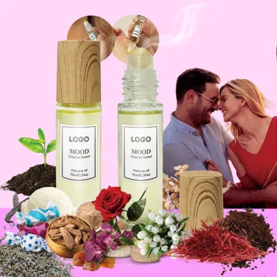 Custom Men's 10 ml Sweet Oriental Roller Parfum Long Lasting Essential Oil Roller Perfume