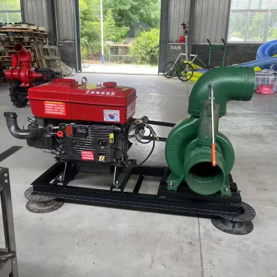 Thick-walled Cast Iron 8-inch Centrifugal Pump with a Flow Rate of 680 Cubic Meters Per Hour for Drainage Purposes