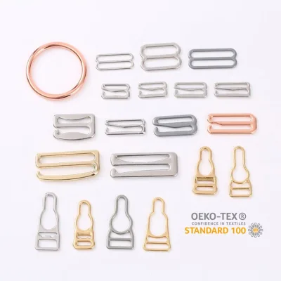 Bra Rings Sliders Hold Sturdy Adjust Easily Comfortably Lingerie Hardware Zinc Alloy Silver for Bras